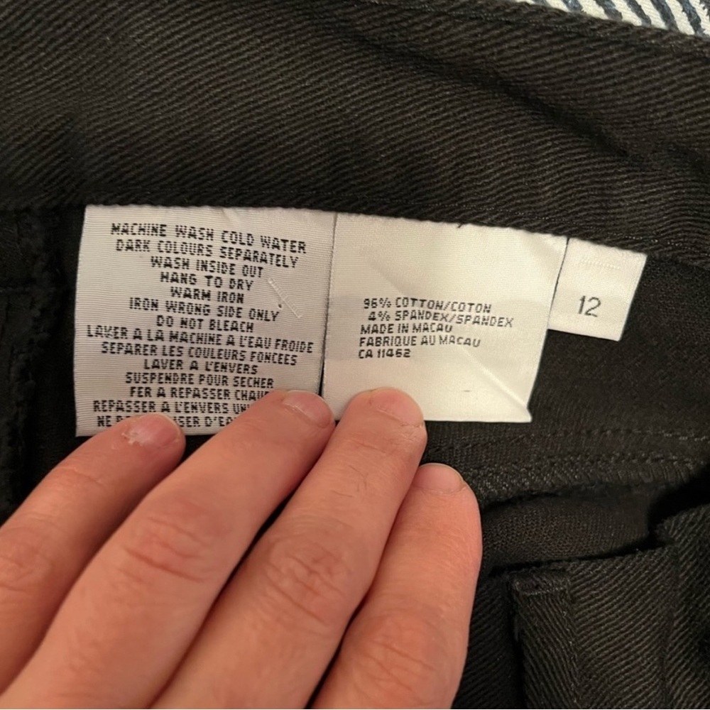 NWT Vintage Leigh Morgan Black Jeans- Size 12/ Large - Picture 7 of 10